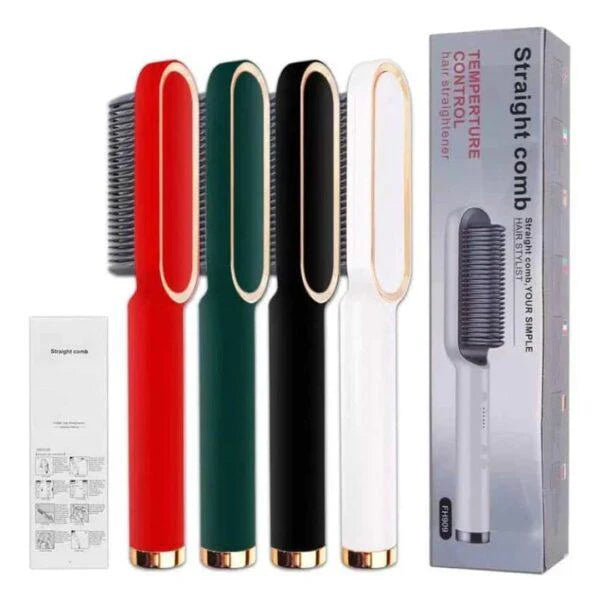 HQT-909B Hair Straightener Ceramic Heated Hair Brush