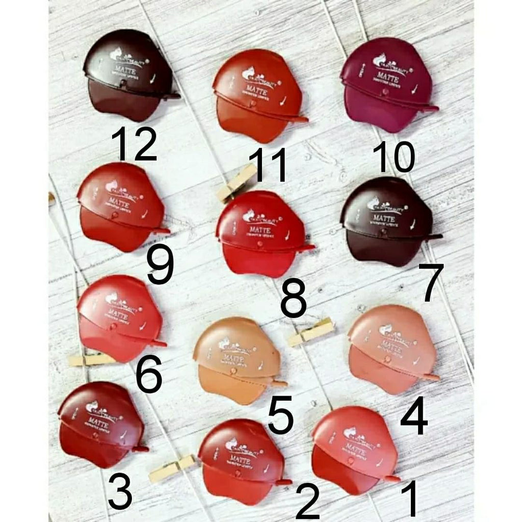 Velvet Matte Lipstick Lazy Lip Lipstick Matte Long Lasting Lipstick (random color) - Pack of 2