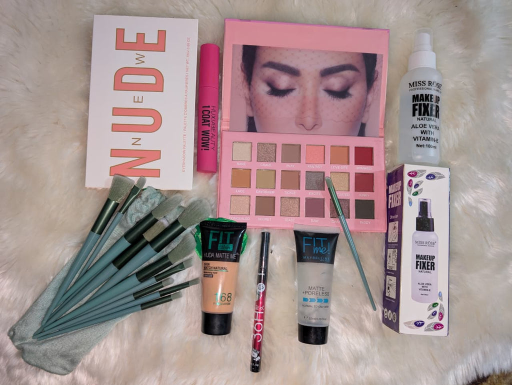 9 Pcs Make-Up Deal Complete Set For Everyday Beauty Essentials