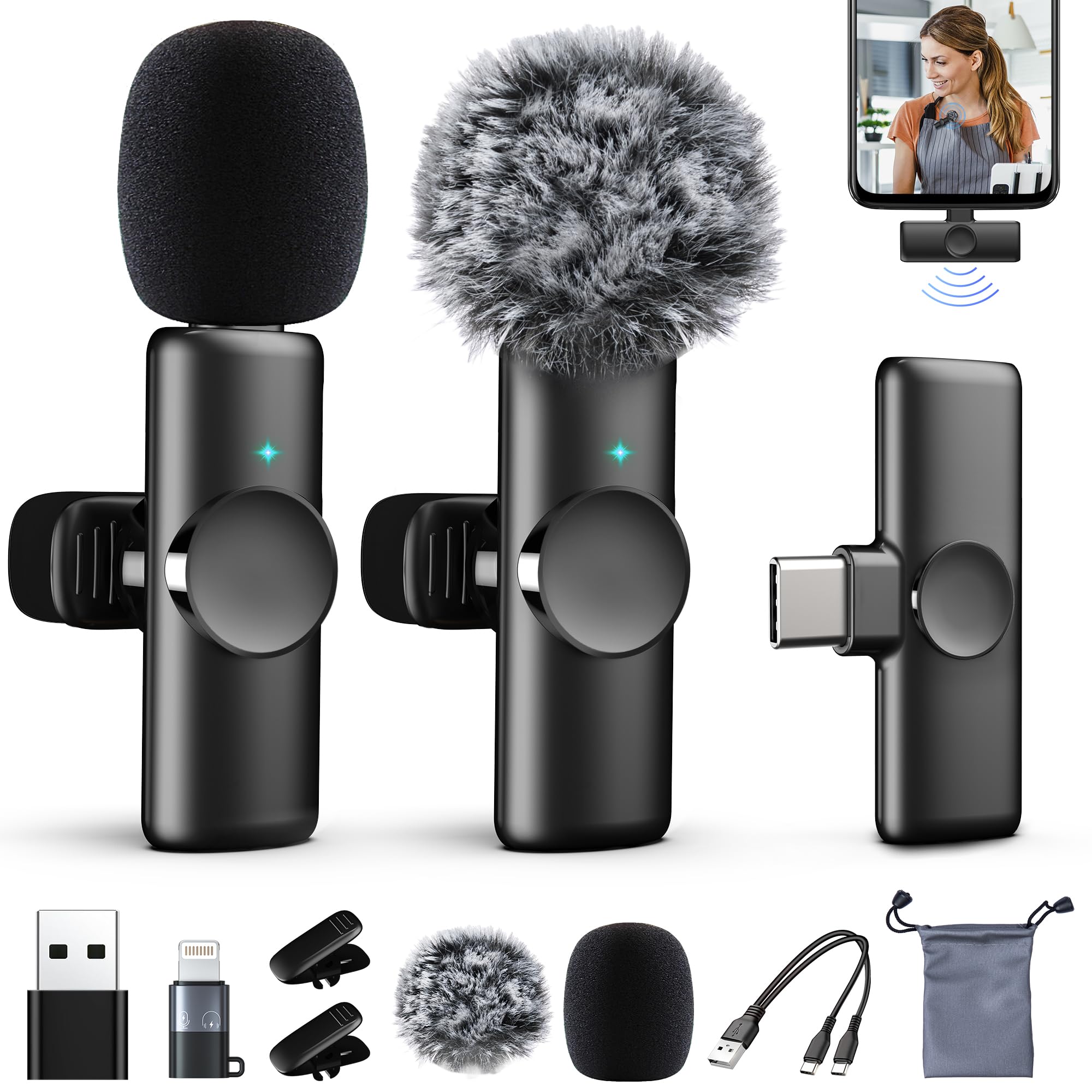 2in one BOYA Model: BY-MW13 Type: Wireless Live Microphone