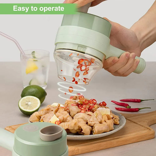 Electric Handheld Vegetable Cutter Slicer/Choper
