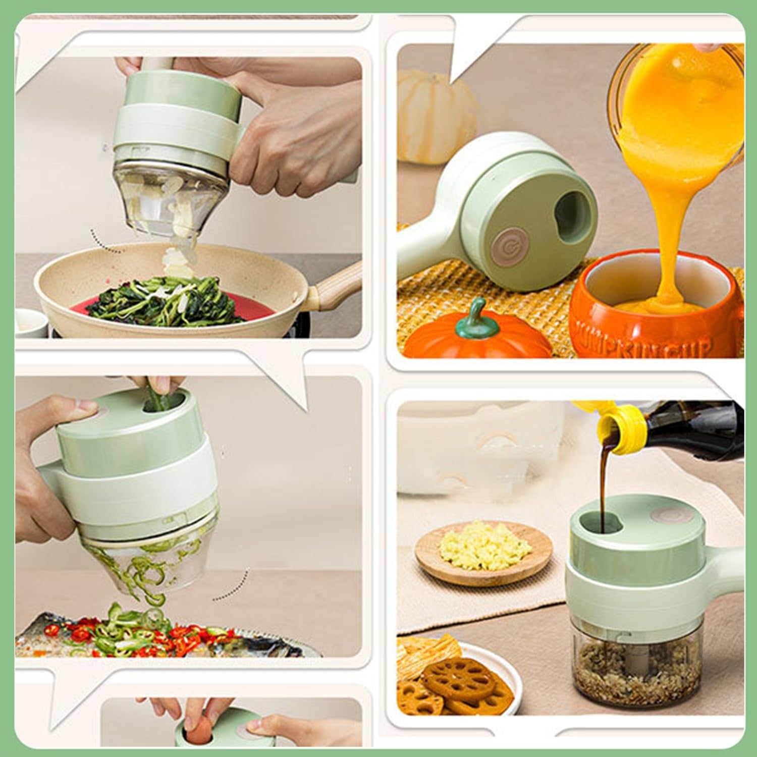 Electric Handheld Vegetable Cutter Slicer/Choper