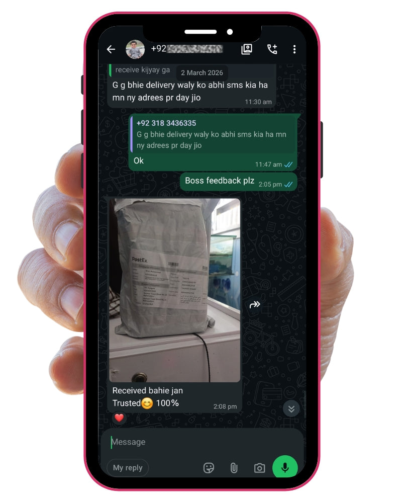 Customer WhatsApp review